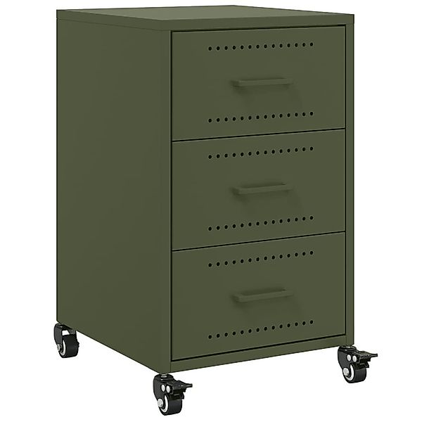 vidaXL Nachttisch Nachttisch Olivgrün 36x39x59 cm günstig online kaufen