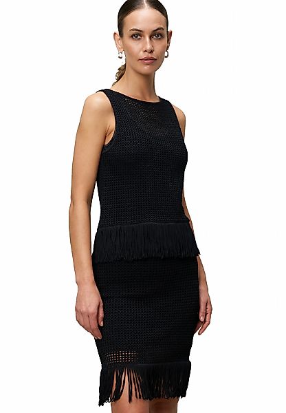 Zero Strickpullover "zero Stricktop mit Fransen", (1 tlg.), Lochmuster günstig online kaufen