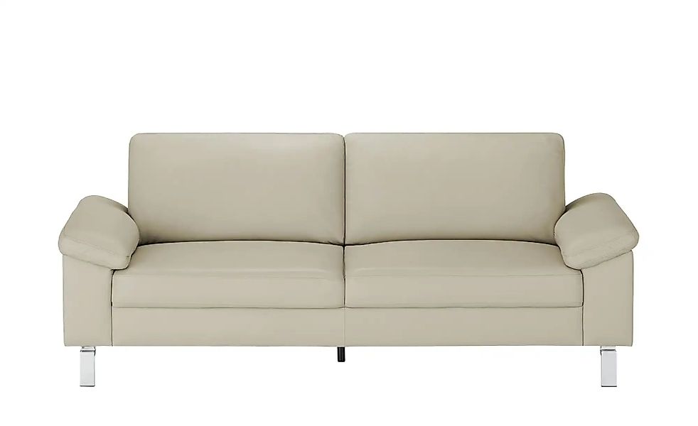 Max Schelling Ledersofa mit Winkelfüßen Maximum ¦ creme ¦ Maße (cm): B: 204 günstig online kaufen