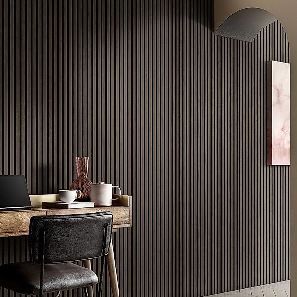 HOME DELUXE Wandpaneel Akustikpaneel SONIC Smoked günstig online kaufen
