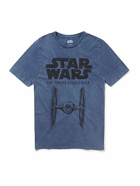 Recovered T-Shirt "Star Wars Empire Strikes Back Tie Fighter Washed", im ze günstig online kaufen