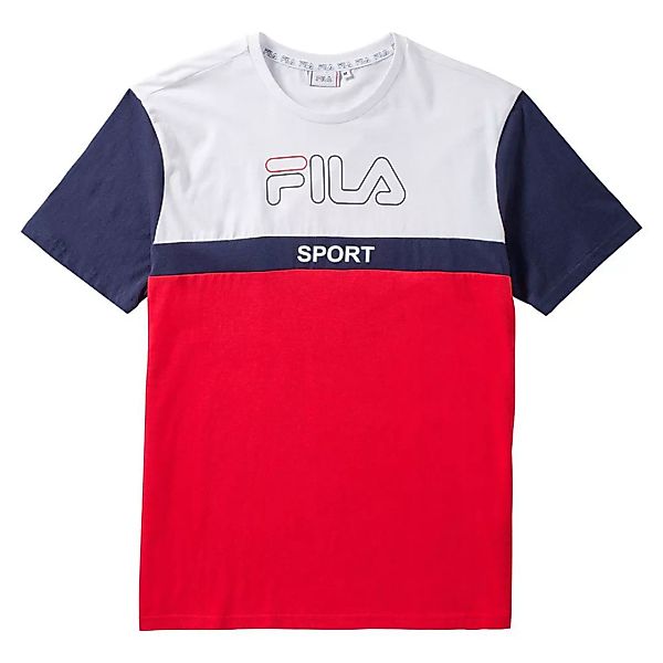 Fila Block Kurzärmeliges T-shirt S Black Iris günstig online kaufen