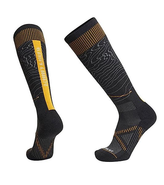 LÉ BENT Skisocken Xavier De Le Rue Pro Series Light Snow schwarz/gelb - 1 P günstig online kaufen