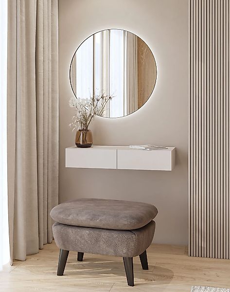 OTTO home Schminktisch "Jukon, Breite 90 cm, moderner Schminktisch, hängend günstig online kaufen