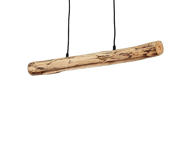 hofstein Pendelleuchte »Licata« dimmbare Hängelampe aus Metall/Holz in Schw günstig online kaufen