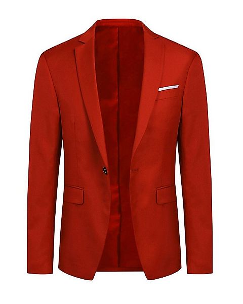 Allthemen Anzugsakko in klassischem Design Sakko mit einem Knopf günstig online kaufen