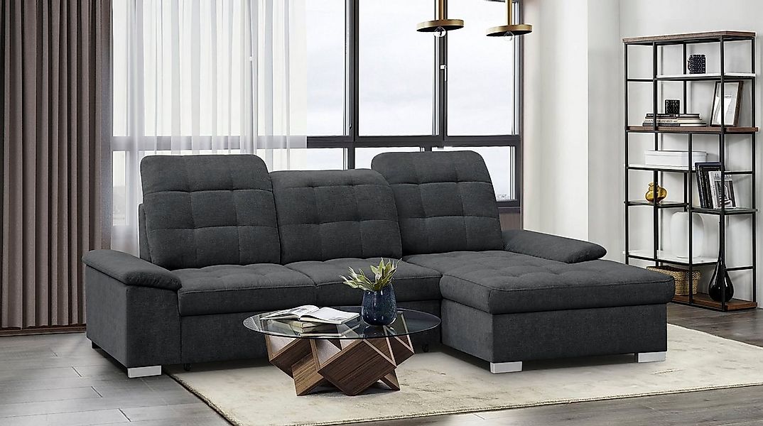 WERK2 Ecksofa Carmen, mit Bettfunktion & Bettkasten, optional Sitztiefenver günstig online kaufen