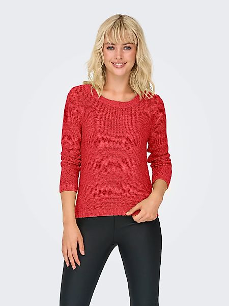 ONLY Strickpullover ONLGEENA XO L/S PULLOVER KNT NOOS Materialmix, regular günstig online kaufen