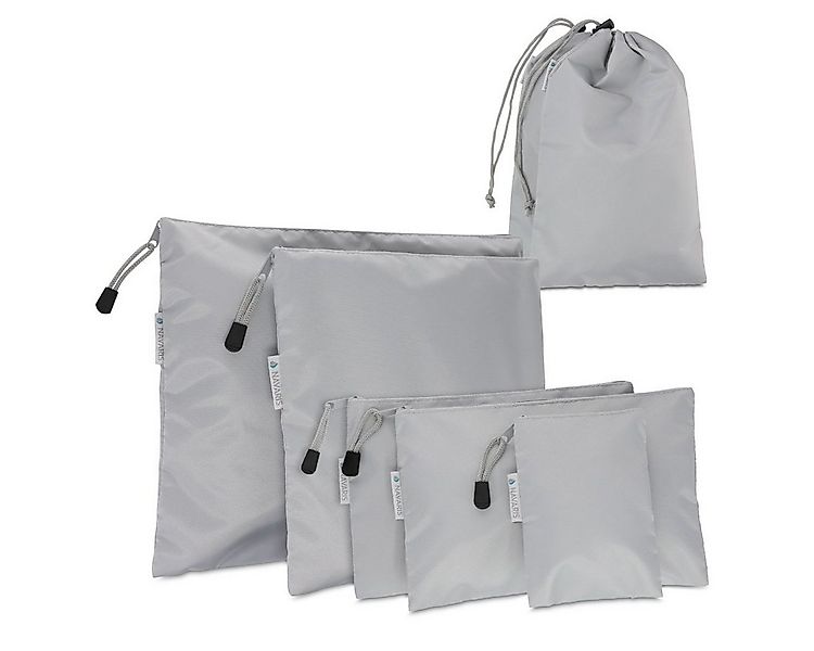 Navaris Kofferorganizer 7-teiliges Koffer Packbeutel Set - Schuhbeutel Wäsc günstig online kaufen