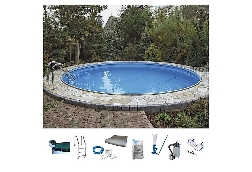 KONIFERA Rundpool Kuba II (Set, 9-tlg), verschiedene Größen, für den Vollei günstig online kaufen