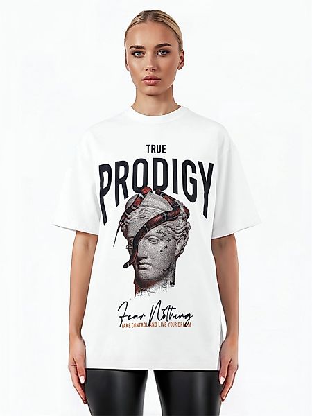 trueprodigy Oversize-Shirt Jamie F Logoprint Rundhals günstig online kaufen