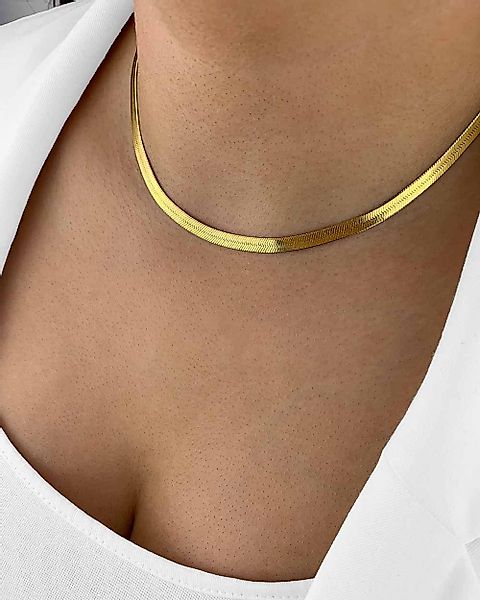DANIEL CLIFFORD Schlangenkette 'Jasmine' Damen Halskette günstig online kaufen