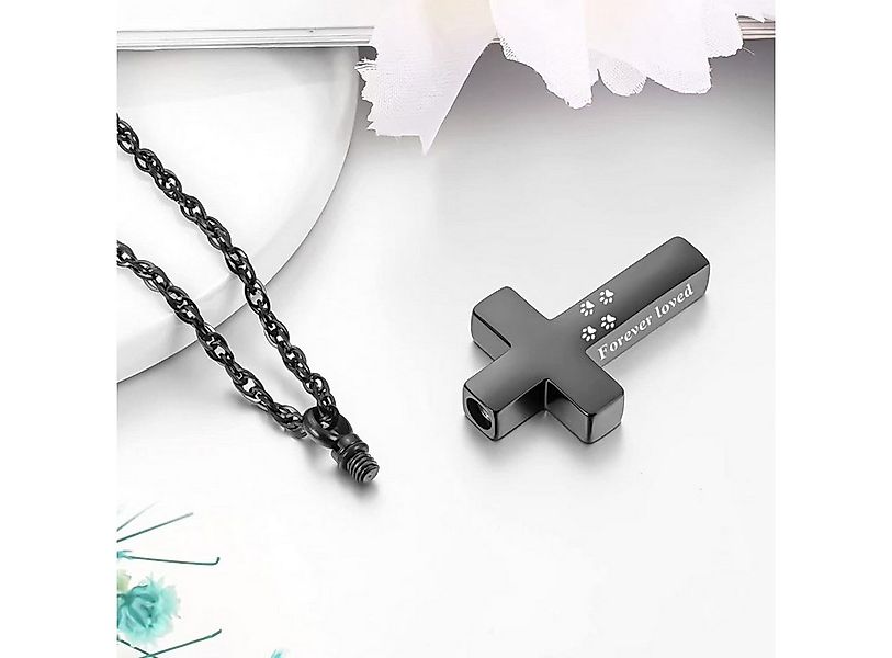 KARMA Kette mit Anhänger Gedenkanhänger Haustier innen Hohl mit Verschluss günstig online kaufen
