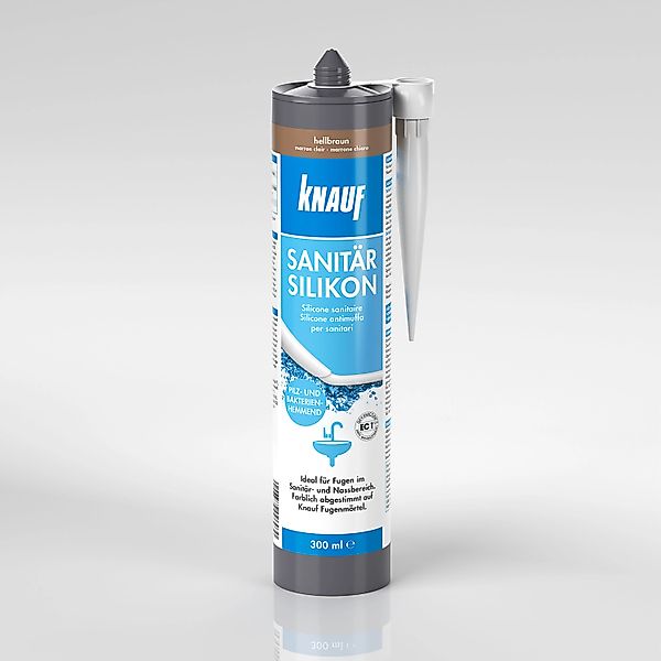 KNAUF Silikon Knauf Sanitär Silikon hellbraun 300 ml günstig online kaufen