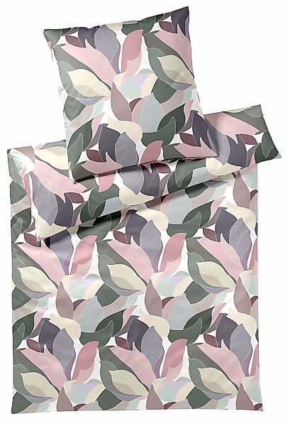 Elegante Bettwäsche "Night Garden" 2 Stk. tlg. angenehmes Hautgefühl günstig online kaufen