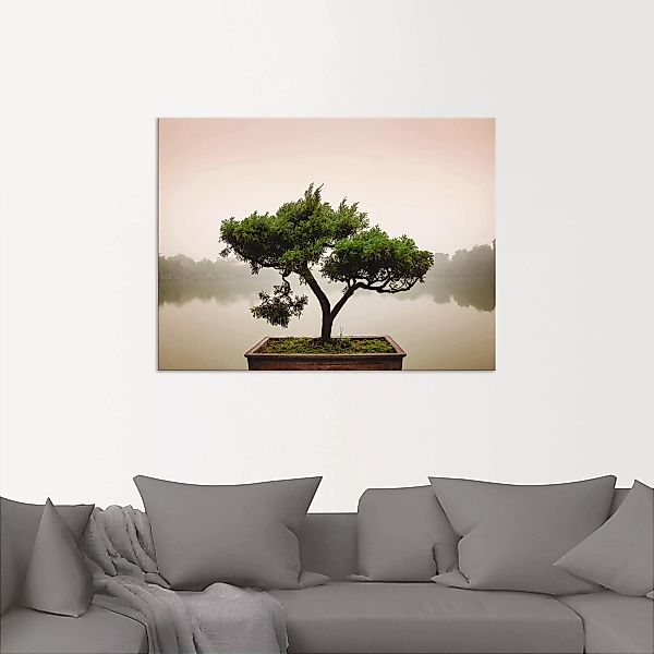 Artland Wandbild "Chinesischer Bonsaibaum", Bäume, (1 St.) günstig online kaufen