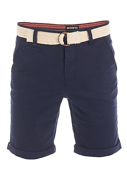 riverso Kurze Hosen Herren Sommer Chino Shorts mit Gürtel Regular Fit RIVHe günstig online kaufen