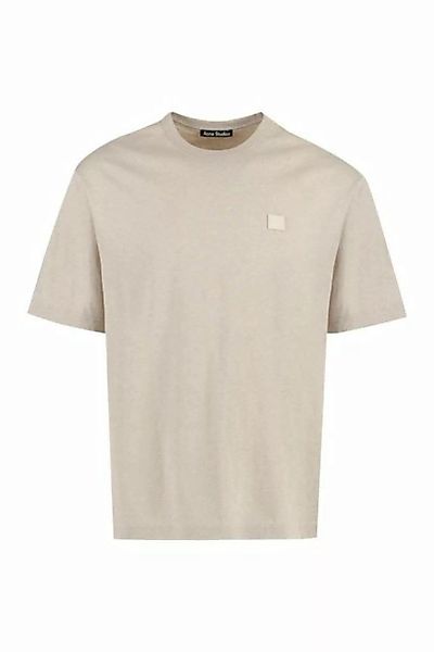 ACNE STUDIOS T-Shirt Face Nash Oatmeal Melange günstig online kaufen