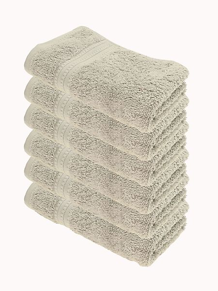 Julie Julsen Handtücher 6-Handtücher-Silber, Bio-Baumwolle (6-St) günstig online kaufen