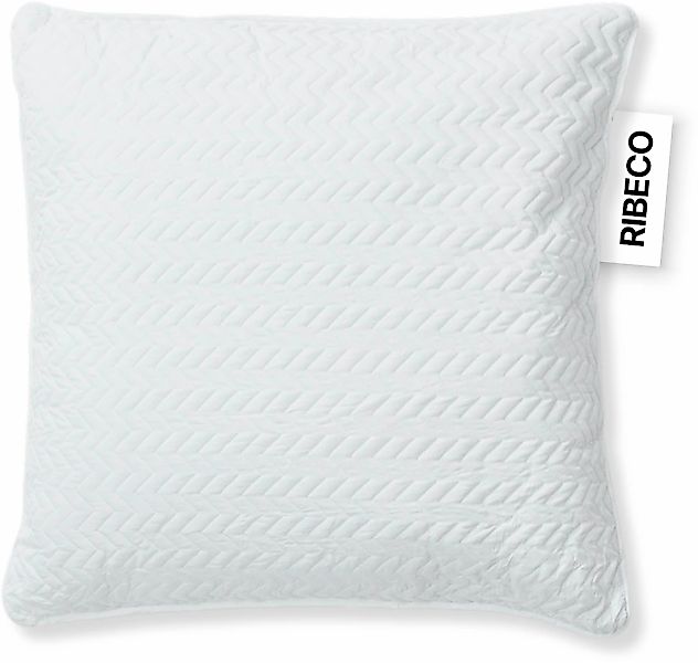 RIBECO Nackenstützkissen "Luca Kissen 40x80 & 80x80 cm, 18 cm Höhe" Füllung günstig online kaufen