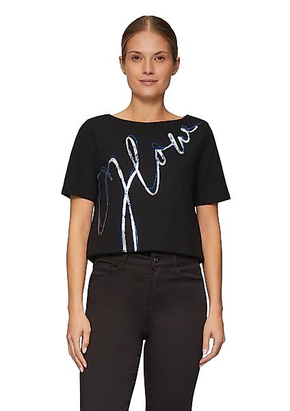 s.Oliver BLACK LABEL Kurzarmshirt T-Shirt mit günstig online kaufen