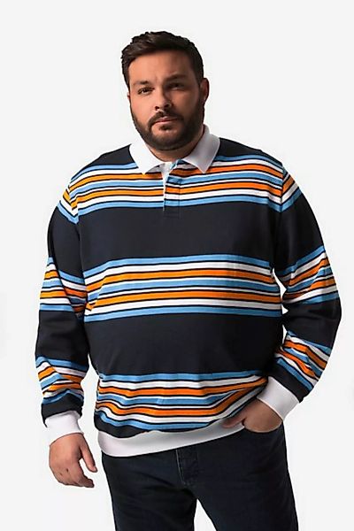 Boston Park Sweatshirt Boston Park Rugby-Sweater Ringel Polokragen günstig online kaufen