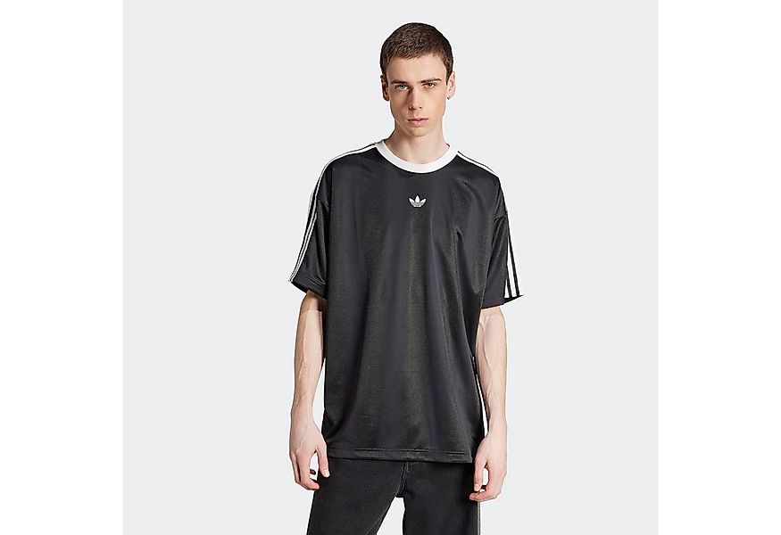 adidas Originals T-Shirt JACQUARD JERSEY lockere Passform, Rundhalsausschni günstig online kaufen