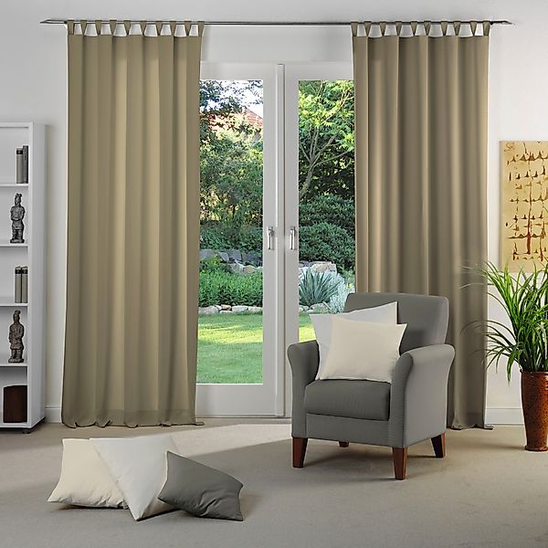 Wirth Vorhang Dim out, Schlaufen (1 günstig online kaufen