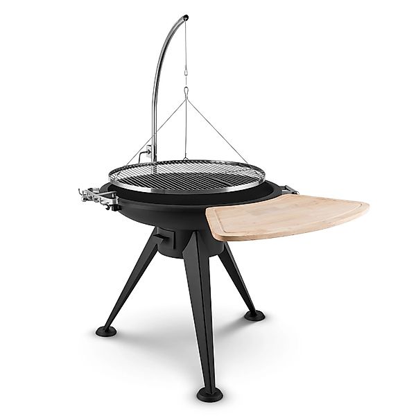 Blumfeldt Delion Galgen-Schwenkgrill Feuerschale Ø 80 cm Hochfuß Seilzug Ed günstig online kaufen