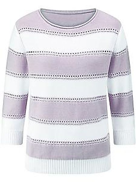 Pullover U-Boot-Ausschnitt Peter Hahn lila günstig online kaufen