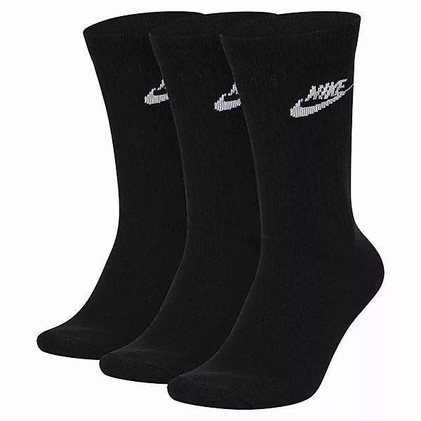 Nike Sportswear Everyday Essential Crew Socken 3 Paare EU 46-50 Black / Whi günstig online kaufen
