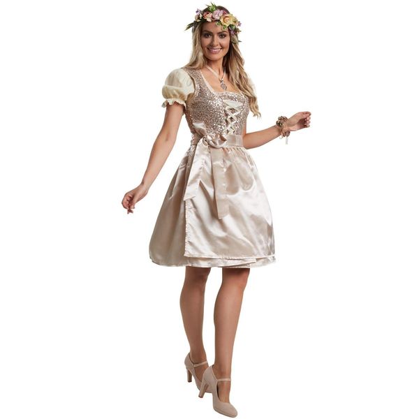 dressforfun Dirndl Frauenkostüm Mini-Dirndl Burgau Modell günstig online kaufen