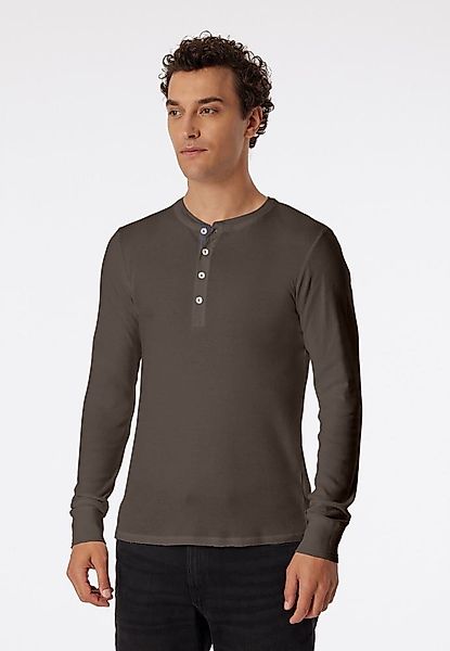 Schiesser Langarmshirt Freizeit Revival Karl-Heinz claybraun günstig online kaufen