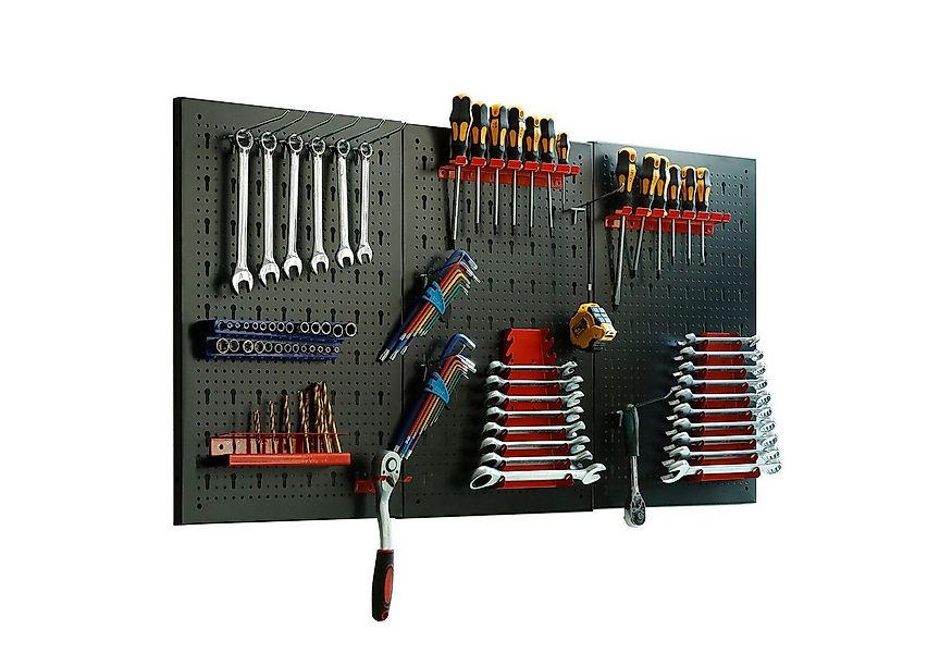 CCLIFE Lochwand Werkzeugwand Lochwand Metall Werkzeuglochwand Dreiteilig, 3 günstig online kaufen