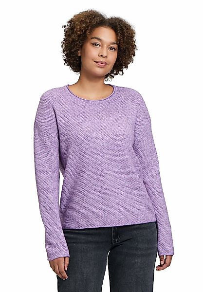 Betty&Co Strickpullover "Betty & Co Damen Strickpullover mit Rundhalsaussch günstig online kaufen