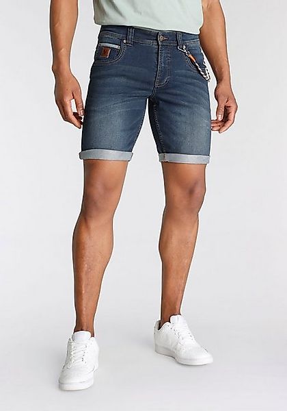 Bruno Banani Jeansshorts (Set, 2-tlg., mit Band) bequemer Sitz, gerade Bein günstig online kaufen