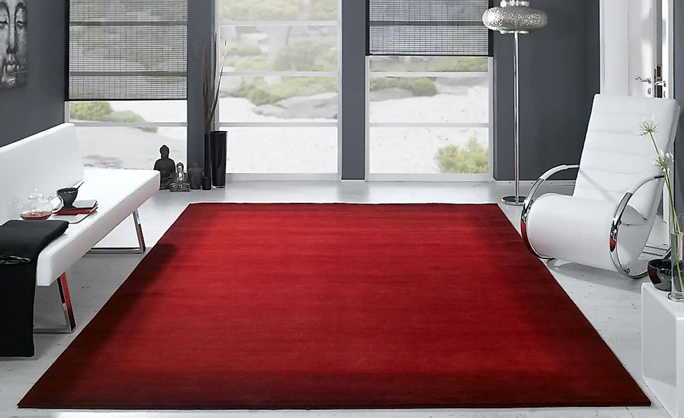 Handgeknüpfter Naturteppich  Vinciano Tami ¦ rot ¦ Wolle ¦ Maße (cm): B: 70 günstig online kaufen