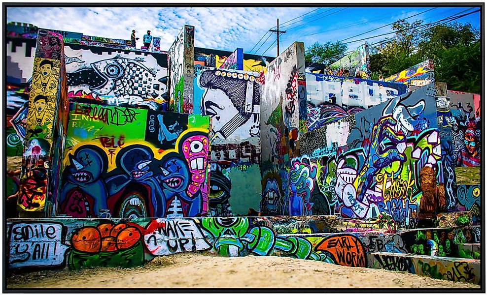 Papermoon Infrarotheizung »Graffiti«, sehr angenehme Strahlungswärme günstig online kaufen