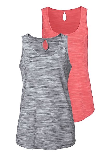 Beachtime Tanktop mit Struktureffekt (2er-Pack) aus günstig online kaufen