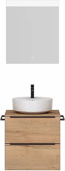 nobilia® Badmöbel-Set »Alvene« vormontiert, mit Soft-Close, 2 Stk. tlg. günstig online kaufen