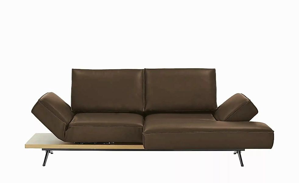 KOINOR Ecksofa Echtleder Phoenix ¦ braun ¦ Maße (cm): B: 240 H: 116 T: 132. günstig online kaufen