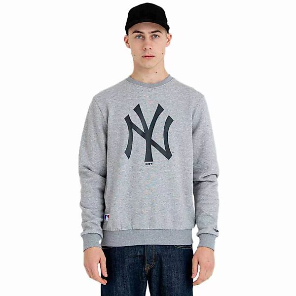 New Era Mlb Team Logo Crew Neck New York Yankees Sweatshirt 2XL Grey Med günstig online kaufen