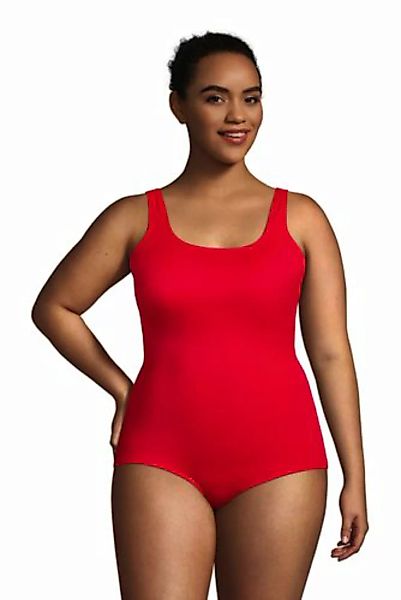 Komfort-Badeanzug CHLORRESISTENT mit Soft Cups, Damen, Größe: XL Lang, Rot, günstig online kaufen