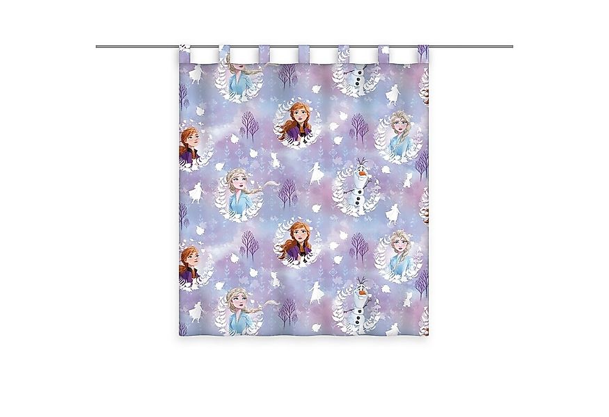 Herding Gardine Gardine Vorhang Fertiggardine Frozen Anna Elsa Olaf 140 x 1 günstig online kaufen