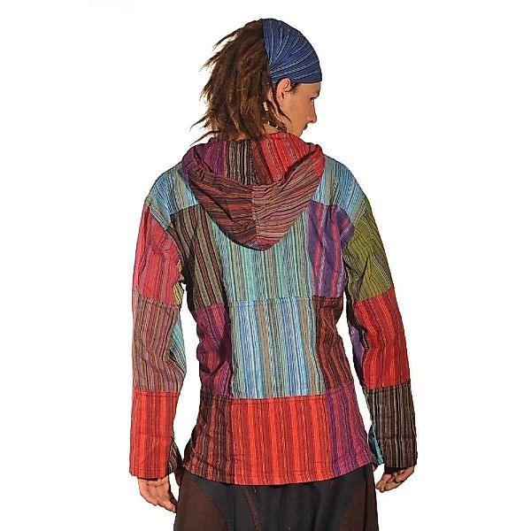 SIMANDRA Kapuzenhemd Patchwork handarbeit günstig online kaufen