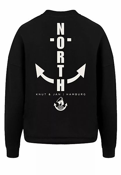 F4NT4STIC Sweatshirt "North Anchor Knut & Jan Hamburg", Print günstig online kaufen