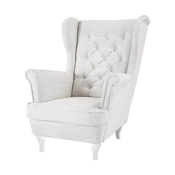 Beautysofa Ohrensessel Sessel FALCO Chesterfield Wohnzimmersessel günstig online kaufen