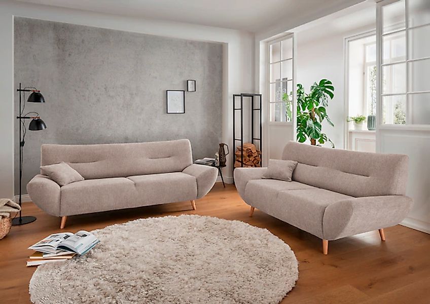 Home affaire Polstergarnitur »Drago, modern und zeitlos, aktuelle Formenspr günstig online kaufen