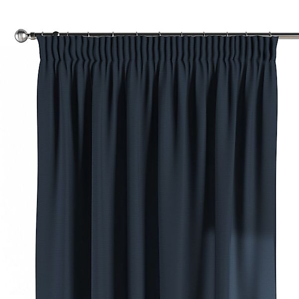 Vorhang mit Kräuselband, marinenblau, Quadro (136-04) günstig online kaufen