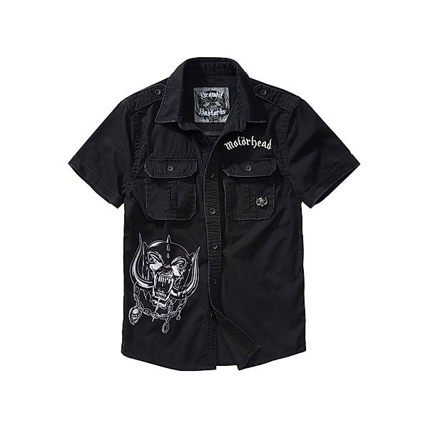 Brandit Motörhead Vintage Kurzarm Hemd S Black günstig online kaufen